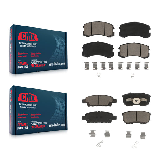[Avant + Arrière] Kit de plaquette (céramique) de frein pour 2007 Mitsubishi Lancer KCX-100466
