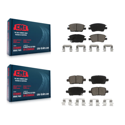 [Avant + Arrière] Kit de plaquette (céramique) de frein pour Chevrolet Cruze Volt Bolt EV EUV KCX-100468
