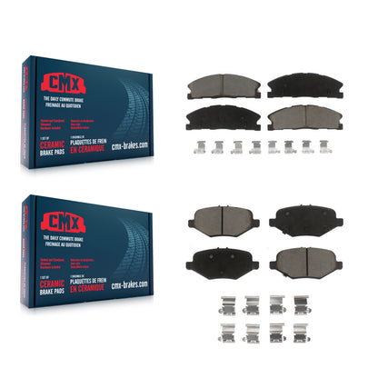 [Avant + Arrière] Kit de plaquette (céramique) de frein pour Ford Explorer Taurus Flex Police Interceptor Sedan Lincoln MKS Special Service KCX-100471