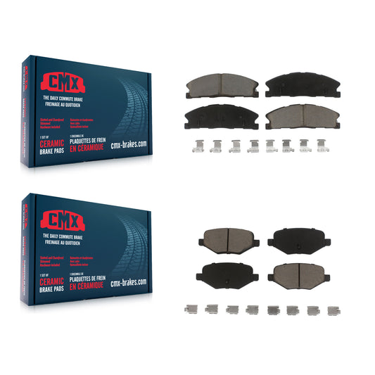 [Avant + Arrière] Kit de plaquette (céramique) de frein pour Ford Explorer Police Interceptor Utility Lincoln MKS Flex Taurus MKT KCX-100472