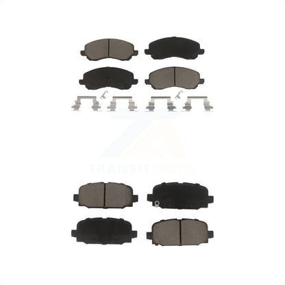 [Avant + Arrière] Kit de plaquette (céramique) de frein pour 2017 Jeep Compass avec Code BR3 KCX-100479 par CMX