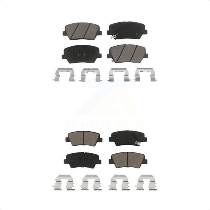 [Avant + Arrière] Kit de plaquette (céramique) de frein pour 2012-2017 Hyundai Azera KCX-100481 par CMX