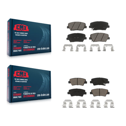 [Avant + Arrière] Kit de plaquette (céramique) de frein pour 2012-2017 Hyundai Azera KCX-100481