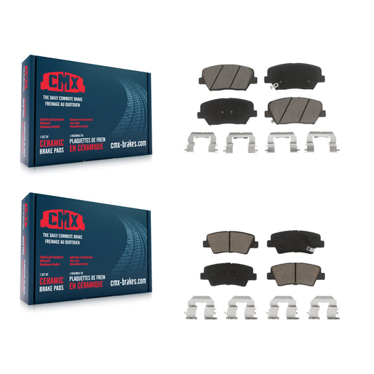 [Avant + Arrière] Kit de plaquette (céramique) de frein pour 2012-2017 Hyundai Azera KCX-100481
