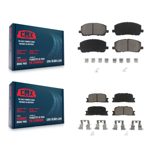 [Avant + Arrière] Kit de plaquette (céramique) de frein pour 2001-2003 Toyota Highlander KCX-100487