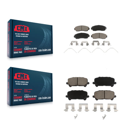 [Avant + Arrière] Kit de plaquette (céramique) de frein pour 2019-2022 Honda Passport KCX-100492