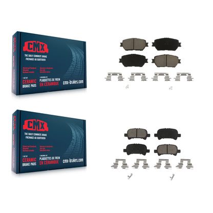 [Avant + Arrière] Kit de plaquette (céramique) de frein pour Toyota Camry Vehicles Manufactured In USA KCX-100493