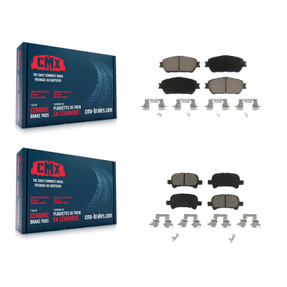 [Avant + Arrière] Kit de plaquette (céramique) de frein pour Toyota Camry Avalon Solara KCX-100495
