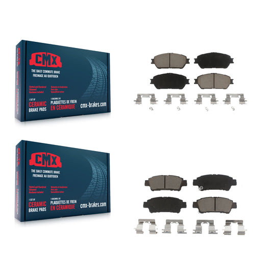 [Avant + Arrière] Kit de plaquette (céramique) de frein pour 2004-2010 Toyota Sienna KCX-100499