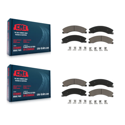 [Avant + Arrière] Kit de plaquette (céramique) de frein pour Chevrolet Silverado 2500 HD GMC Sierra 3500 Suburban KCX-100501