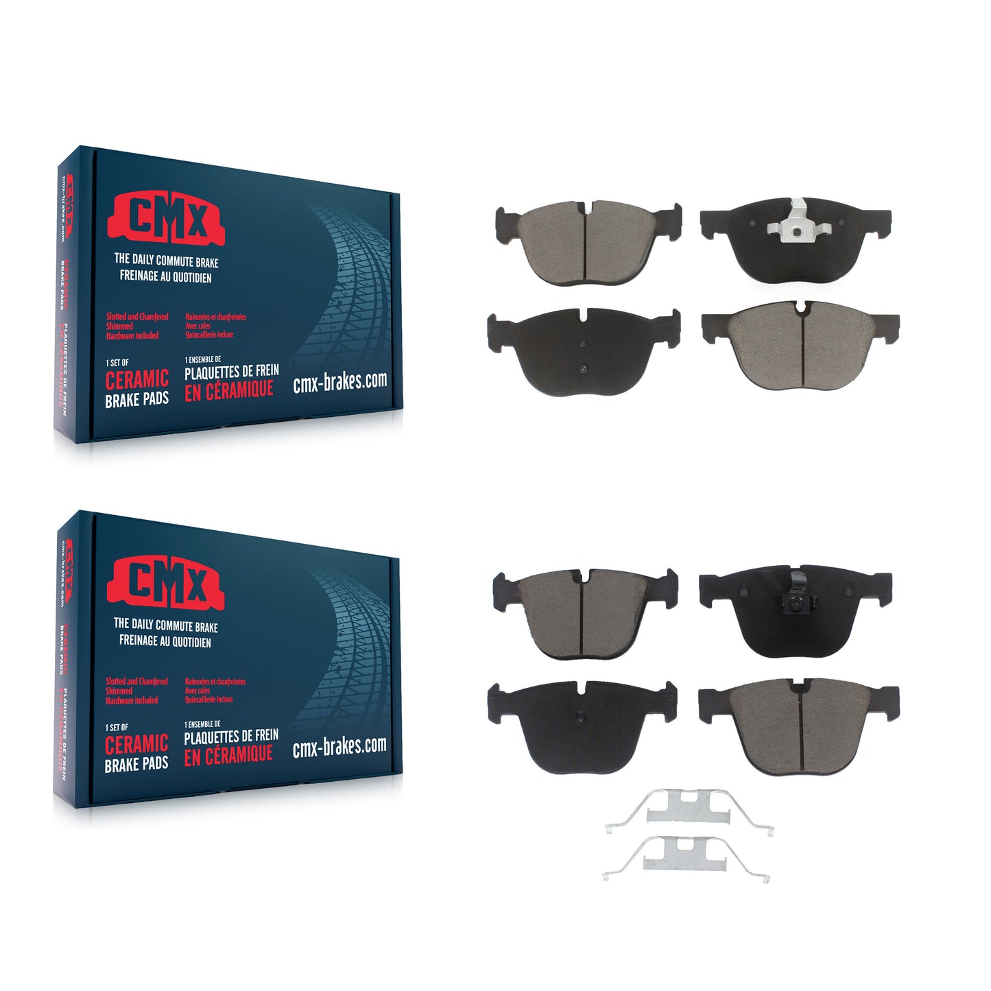 [Avant + Arrière] Kit de plaquette (céramique) de frein pour BMW X5 X6 KCX-100510