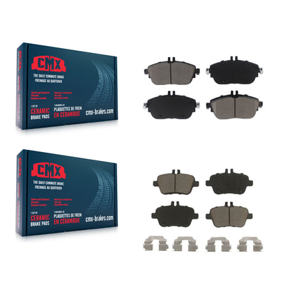 [Avant + Arrière] Kit de plaquette (céramique) de frein pour Mercedes-Benz GLA250 CLA250 INFINITI QX30 B Electric Drive B250e B250 KCX-100515