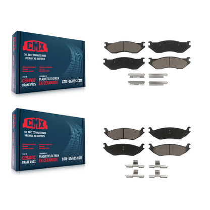 [Avant + Arrière] Kit de plaquette (céramique) de frein pour Dodge Durango Ram 1500 Van KCX-100519