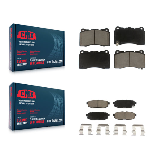 [Avant + Arrière] Kit de plaquette (céramique) de frein pour 2017 Subaru BRZ Base avec Brembo Brakes KCX-100522