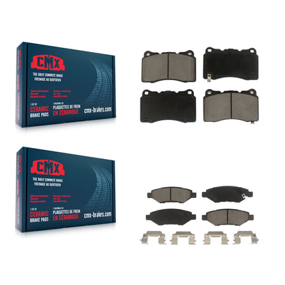 [Avant + Arrière] Kit de plaquette (céramique) de frein pour Cadillac CTS avec Brembo Calipers KCX-100533
