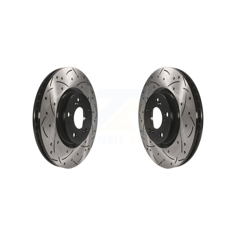 [Avant] Kit de disque (percé rainuré revêtu) de frein pour Honda Pilot Acura MDX RLX ZDX KD-100054 par DS-One