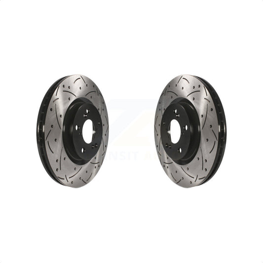 [Avant] Kit de disque (percé rainuré revêtu) de frein pour Honda Pilot Acura MDX RLX ZDX KD-100054 par DS-One