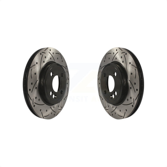 [Avant] Kit de disque (percé rainuré revêtu) de frein pour Mini Cooper KD-100061 par DS-One