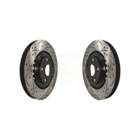 [Avant] Kit de disque (percé rainuré revêtu) de frein pour Toyota Highlander Sienna Lexus RX350 NX200t NX300 RX450h NX300h KD-100063 par DS-One