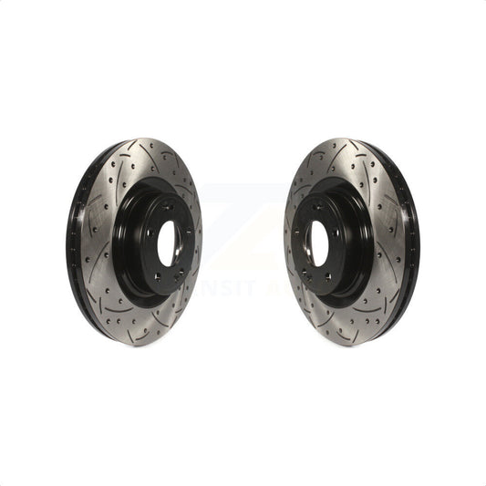 [Avant] Kit de disque (percé rainuré revêtu) de frein pour Hyundai Genesis Coupe KD-100072 par DS-One