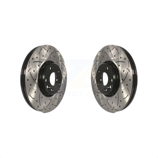 [Avant] Kit de disque (percé rainuré revêtu) de frein pour Volvo XC60 KD-100073 par DS-One