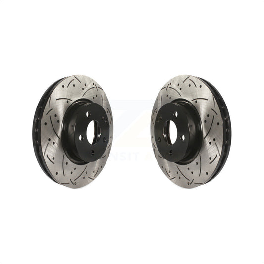 [Avant] Kit de disque (percé rainuré revêtu) de frein pour Mercedes-Benz E350 C300 C350 E400 SLC300 E250 KD-100076 par DS-One