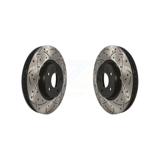 [Avant] Kit de disque (percé rainuré revêtu) de frein pour Audi Q5 A4 A5 Quattro A7 allroad A6 S5 KD-100082 par DS-One