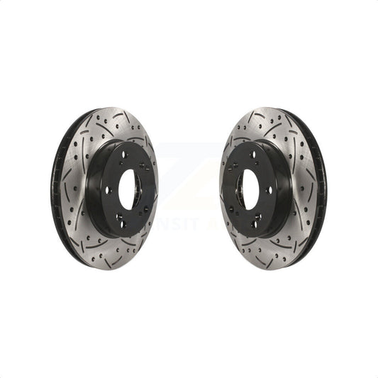 [Avant] Kit de disque (percé rainuré revêtu) de frein pour Honda Civic Acura ILX KD-100084 par DS-One