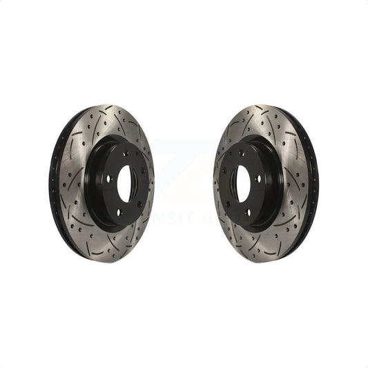 [Avant] Kit de disque (percé rainuré revêtu) de frein pour Mazda 3 CX-3 Sport KD-100093 par DS-One