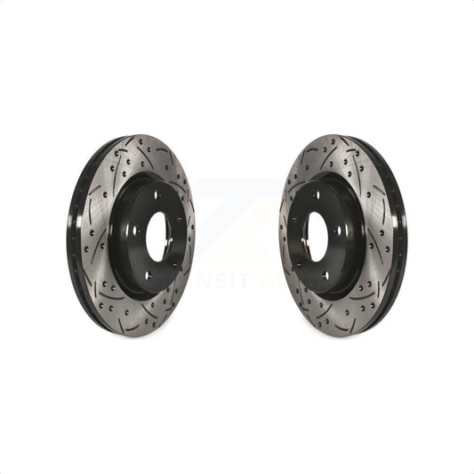 [Avant] Kit de disque (percé rainuré revêtu) de frein pour Nissan Sentra KD-100094 par DS-One