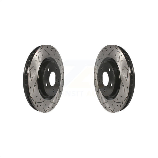 [Avant] Kit de disque (percé rainuré revêtu) de frein pour Nissan Rogue KD-100097 par DS-One