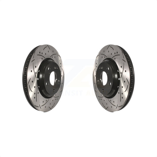 [Avant] Kit de disque (percé rainuré revêtu) de frein pour Honda Civic Accord Acura ILX KD-100101 par DS-One