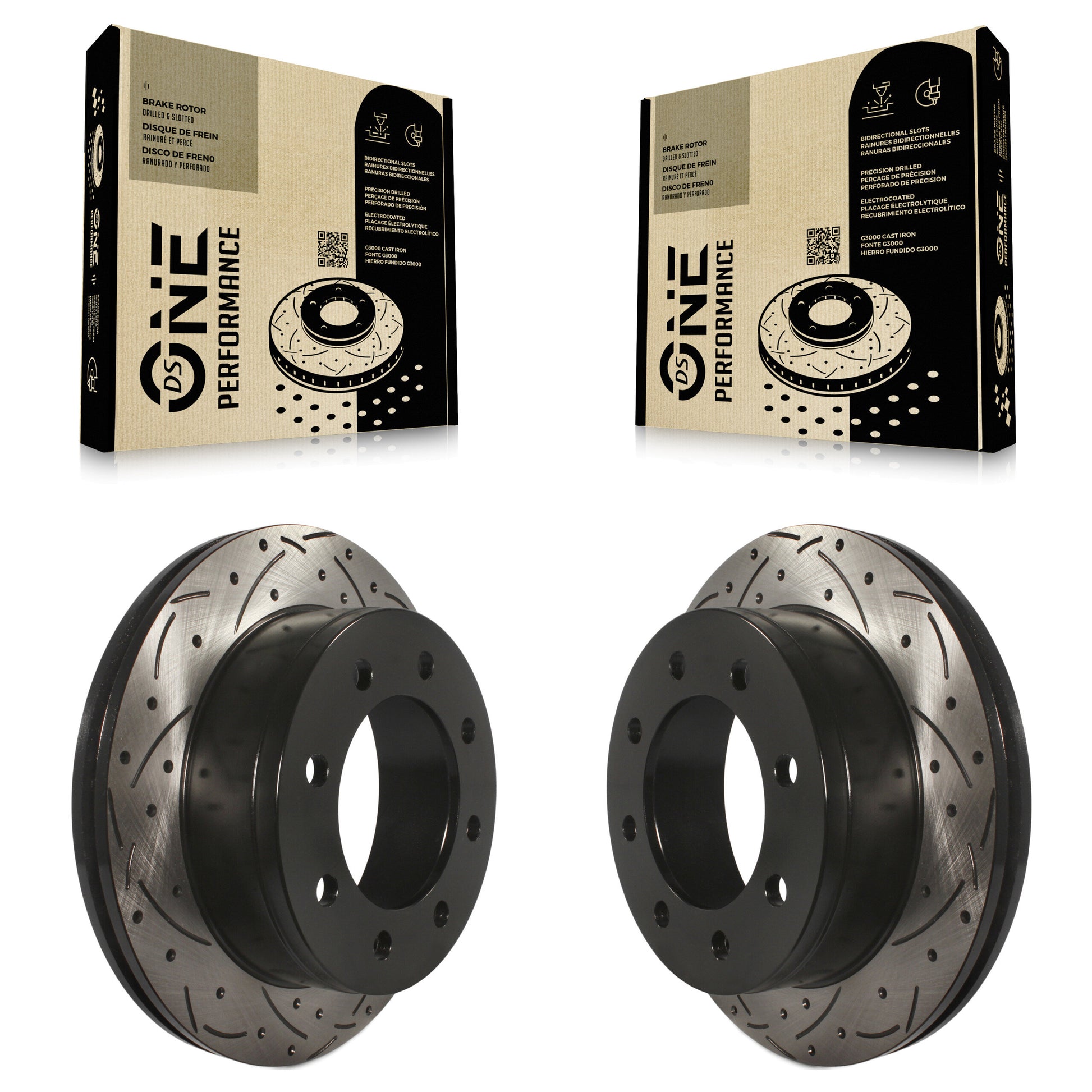[Arrière] Disque de frein pour GMC Chevrolet Sierra 2500 HD Silverado Savana Express KD-100103