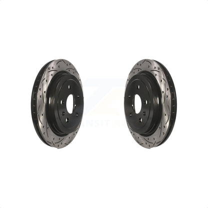 [Arrière] Kit de disque (percé rainuré revêtu) de frein pour Chevrolet Camaro Cadillac CTS KD-100109 par DS-One