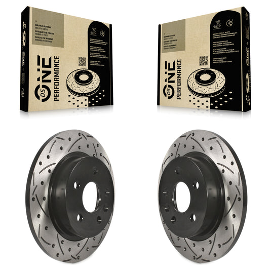 [Arrière] Kit de disque (percé rainuré revêtu) de frein pour Chevrolet Cruze Buick Encore Trax Sonic Limited KD-100111