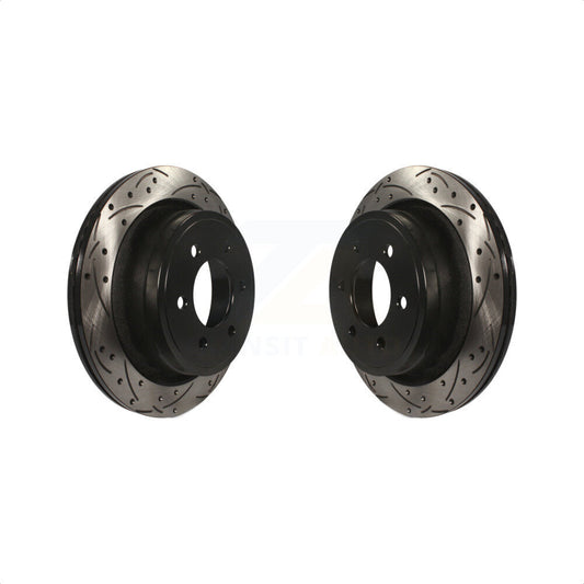 [Arrière] Kit de disque (percé rainuré revêtu) de frein pour Ford F-150 KD-100123 par DS-One