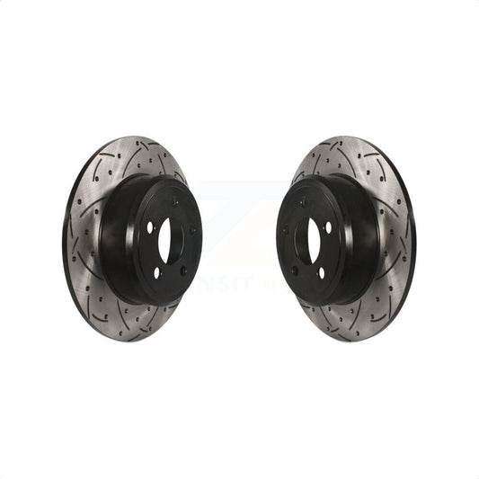 [Arrière] Kit de disque (percé rainuré revêtu) de frein pour Dodge Charger Chrysler 300 Challenger Magnum Avenger KD-100133 par DS-One