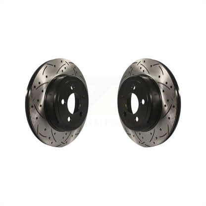 [Arrière] Kit de disque (percé rainuré revêtu) de frein pour Dodge Charger Chrysler 300 Challenger Magnum KD-100134 par DS-One