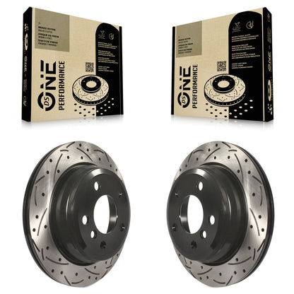 [Arrière] Kit de disque (percé rainuré revêtu) de frein pour BMW 328i xDrive 320i 330i 428i 430i Gran Coupe GT 328d 330e KD-100192
