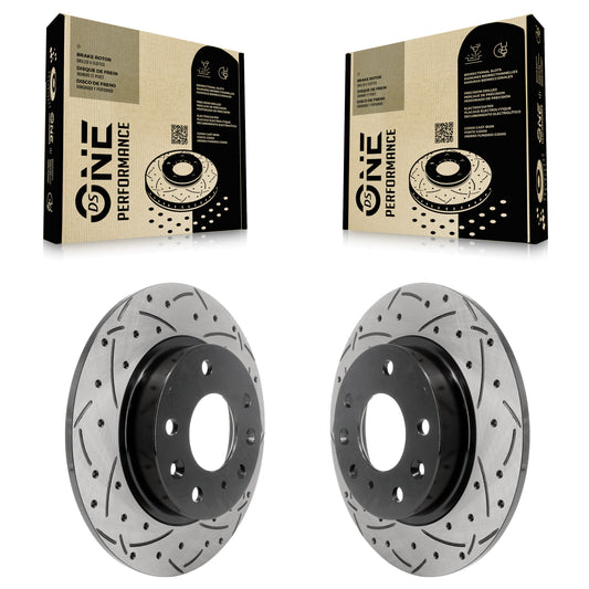 [Arrière] Kit de disque (percé rainuré revêtu) de frein pour Mazda 3 CX-3 CX-30 Sport KD-100193