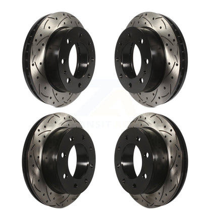 [Avant + Arrière] Kit de disque (percé rainuré revêtu) de frein pour Chevrolet Express 2500 GMC Savana 3500 KD-100205