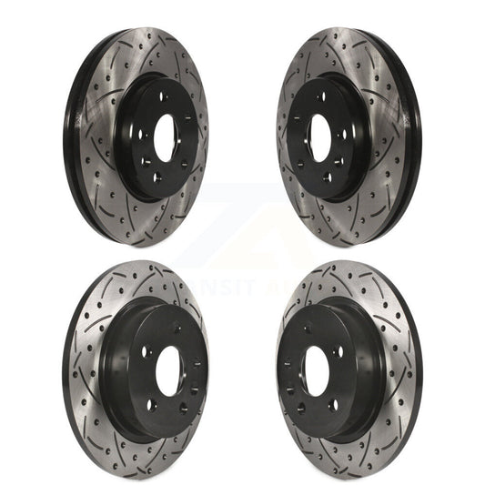 [Avant + Arrière] Kit de disque (percé rainuré revêtu) de frein pour Chevrolet Cruze Sonic Limited KD-100211