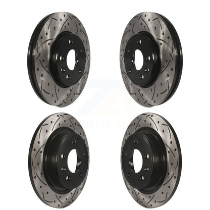 [Avant + Arrière] Kit de disque (percé rainuré revêtu) de frein pour 2013 Chevrolet Cruze avec 292mm Diameter Rotor KD-100212