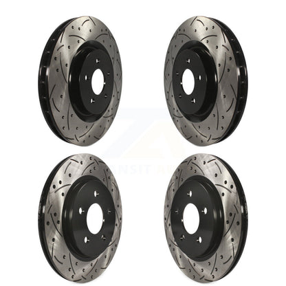 [Avant + Arrière] Kit de disque (percé rainuré revêtu) de frein pour Ford Mustang KD-100219