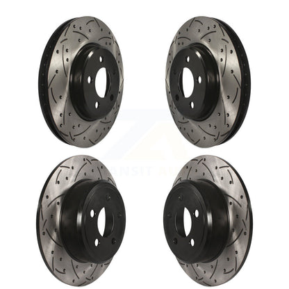 [Avant + Arrière] Kit de disque (percé rainuré revêtu) de frein pour Dodge Charger Chrysler 300 Challenger Magnum KD-100243