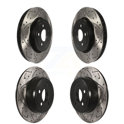 [Avant + Arrière] Kit de disque (percé rainuré revêtu) de frein pour Dodge Charger Chrysler 300 KD-100244
