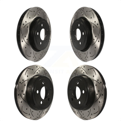 [Avant + Arrière] Kit de disque (percé rainuré revêtu) de frein pour Dodge Charger Chrysler 300 Challenger Magnum KD-100245 par DS-One