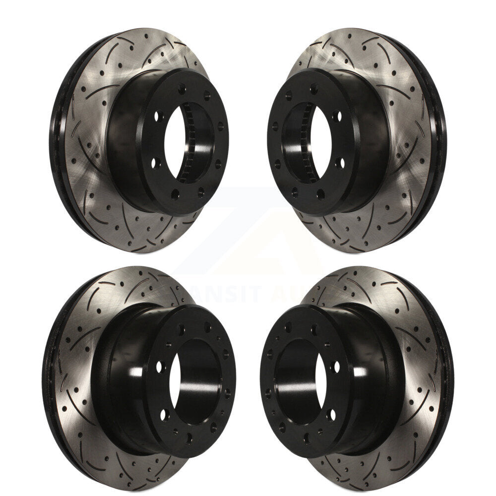 [Avant + Arrière] Kit de disque (percé rainuré revêtu) de frein pour Ram 2500 3500 1500 Dodge KD-100254