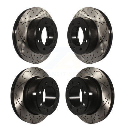 [Avant + Arrière] Kit de disque (percé rainuré revêtu) de frein pour Ram 2500 3500 1500 Dodge KD-100254