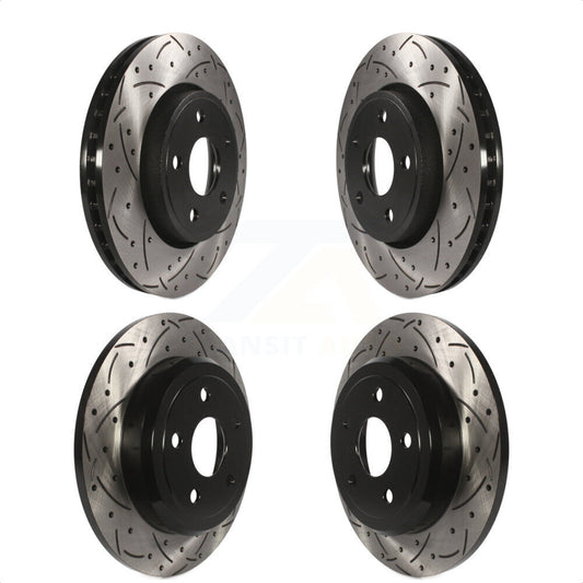 [Avant + Arrière] Kit de disque (percé rainuré revêtu) de frein pour Dodge Durango KD-100255 par DS-One